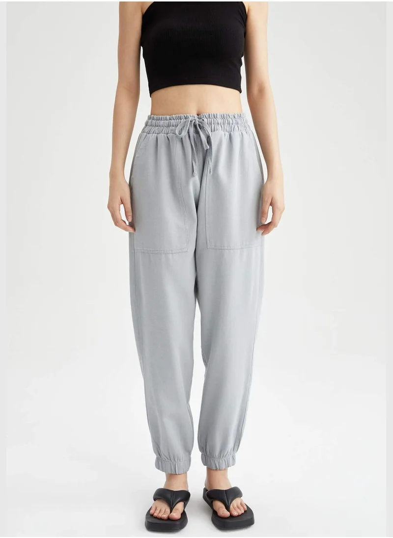 DeFacto Relax Fit Tie Waist Joggers