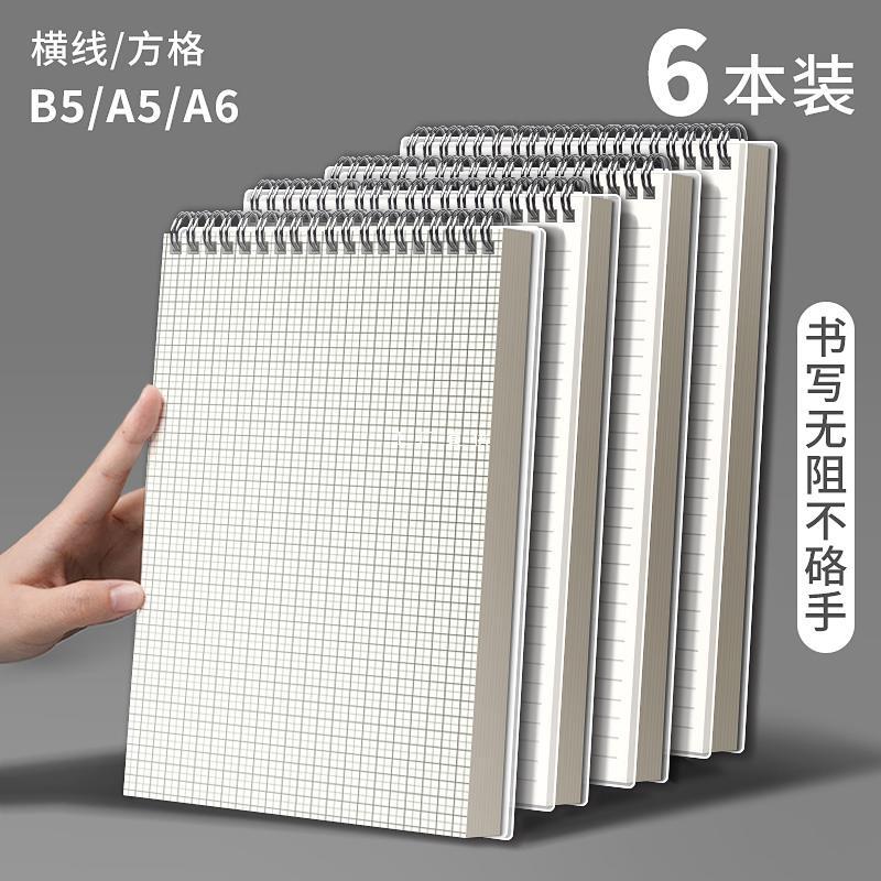 Turn Up The Coil Book Small Notebook A5 Portable Blank Portable Notebook B5 Drawing Thickened Pp Notebook Grid Square - Image 2