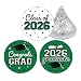 DISTINCTIVS Class of 2026 Graduation Candy Stickers for Chocolate Drops Green Grad Party Favors  216 Count - Image 2