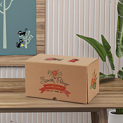 RLAVBL 11x6x6 Inches Shipping Boxes Set of 20, Brown Small Corrugated Cardboard Box, Mailer Boxes for Packing Small Business - Image 4