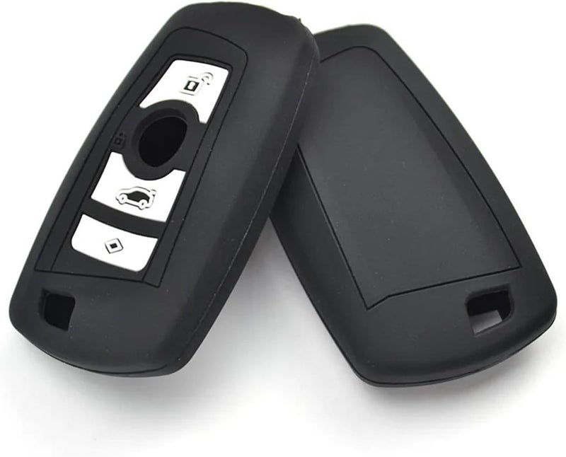 QASULER Silicone Car Key Case Cover for BMW - Image 1