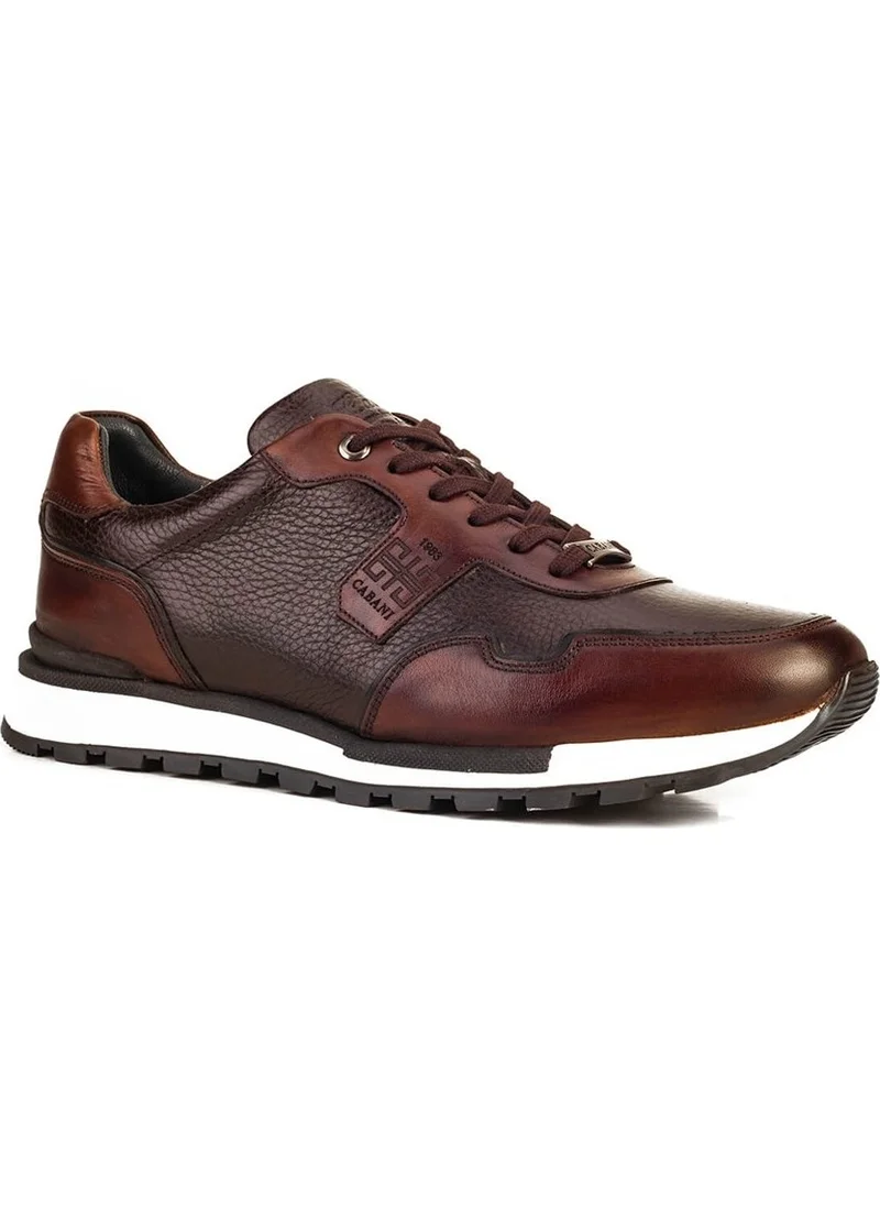 كاباني Mallorca Special Design Leather Men's Sneaker 460M1499 Brown