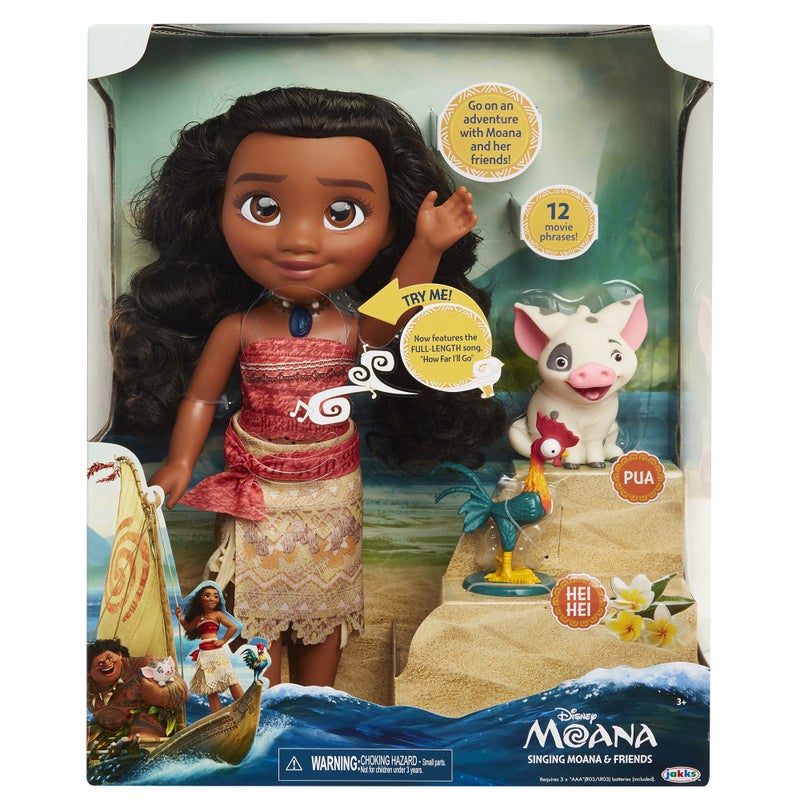 Moana Disneys Singing Adventure Doll and Friends Doll Playset - Image 3