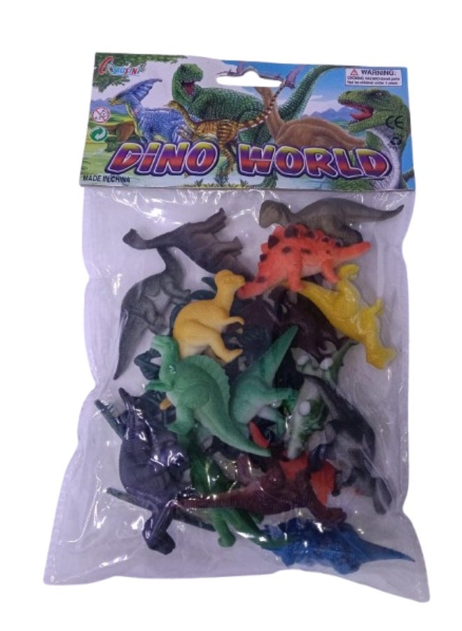 Craft - Mini Dinosaur Toy Set Different Type,Sizes and Colors