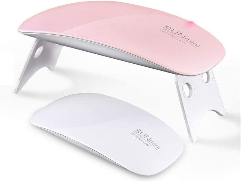Mini Nail Dryer LED UV Lamp Micro USB Gel Varnish Curing Machine For Home Use Nail Art Tools Nail Lamp Best Gifts for Women Pink