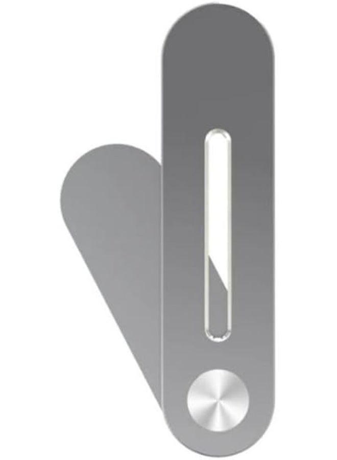 حامل هاتف مغناطيسي جانبي للابتوب – حامل قابل للطي والتعديل لتثبيت الهاتف على شاشة اللاب توب لعمل شاشتين – مثالي للاجتماعات والدراسة والبث المباشر - Image 3