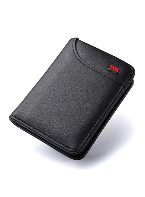 Multi slot card holder vertical ID card bag wallet