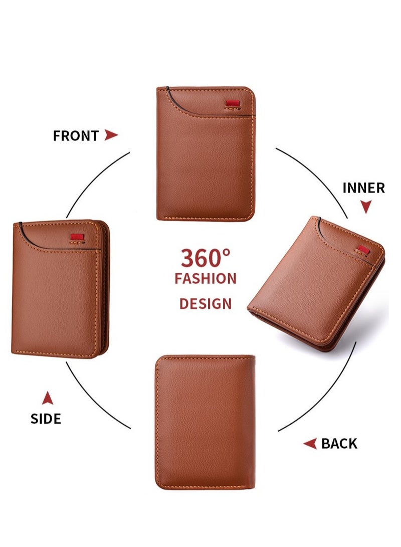 Multi slot card holder vertical ID card bag wallet  - Image 5