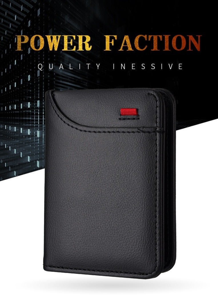 Multi slot card holder vertical ID card bag wallet  - Image 3