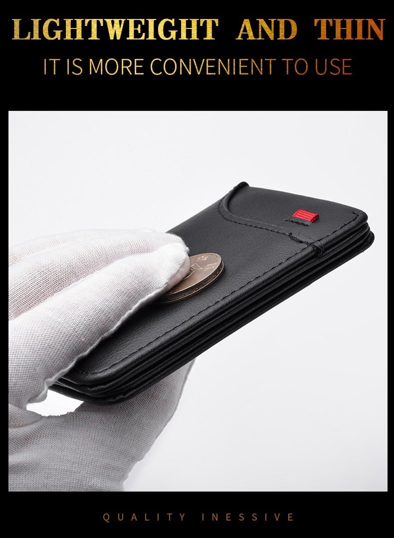 Multi slot card holder vertical ID card bag wallet  - Image 4
