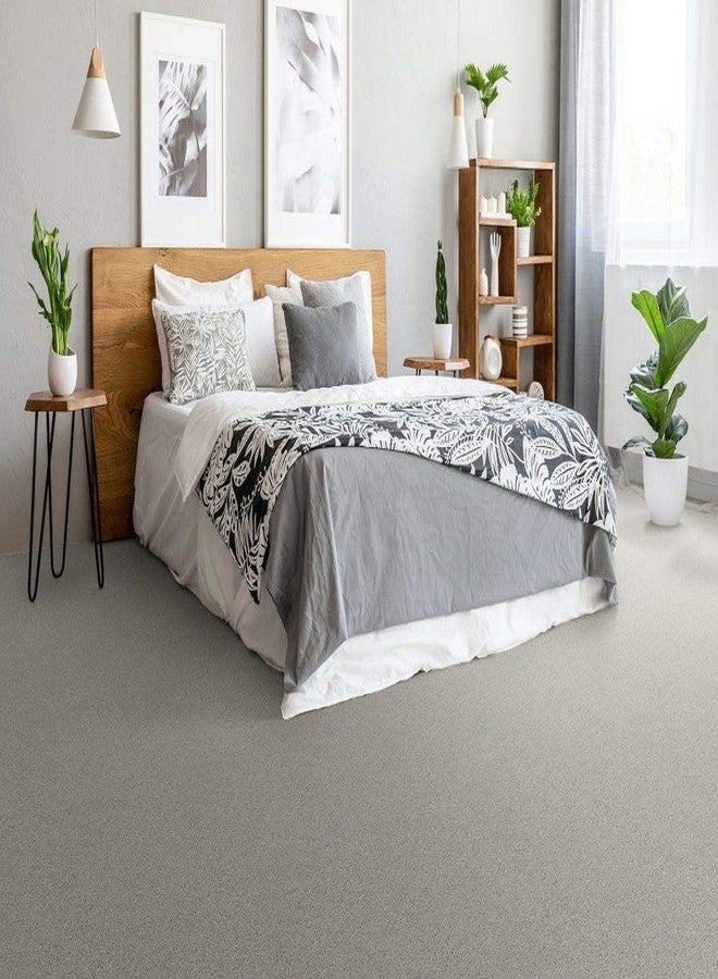 SMART SQUARES THE SIMPLE FLOORING SOLUTION مربعات ذكية: الحل الأمثل للأرضيات. بلاط سجاد إيزي ستريت بريميوم، صنع في الولايات المتحدة الأمريكية، مقاس 8x8 بوصة، مبطن ناعم، مظهر سلس، سهل التركيب بنفسك (عينة، 909 لافا). - Image 2