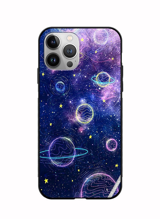 VR CREATIVE Protective Case Cover For Apple iPhone 11 Pro Galaxy Design Multicolour - Image 1