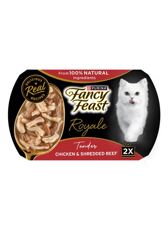 Fancy Feast Royale Tender Chicken And Shredded Beef - Image 1