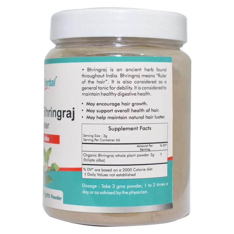 Way2Herbal Organic Bhringraj Powder 200 Gram Pack of 1 - Image 4