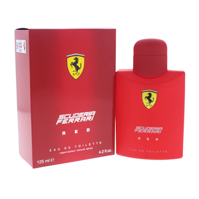 Ferrari Scuderia Red Eau De Toilette Spray, Citrus, 4.2 Oz - Image 1