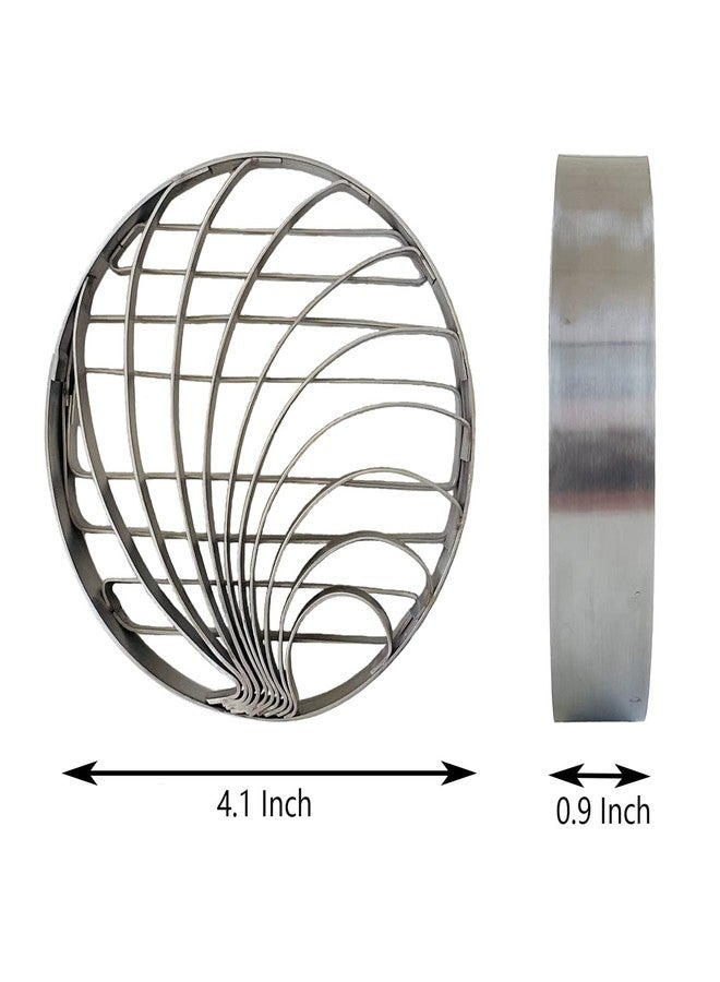 ESNOY Concha Cutter Mexican Bread Mold Made Of Stainless Steel 4.1 Inch Concha Stamp Two Sided Mold For Pan Dulce Mexicano Cortadora De Pan, Bread Shape Cutter - Image 2