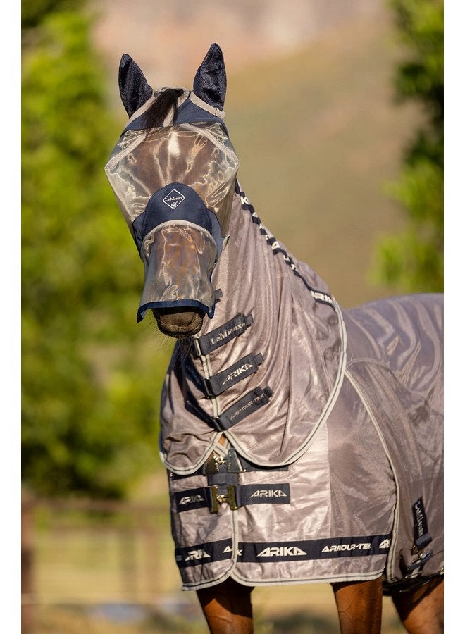 LeMieux ArmourShield Pro Full Fly Mask (Navy - Large) - Image 3