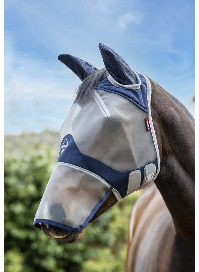 LeMieux ArmourShield Pro Full Fly Mask (Navy - Large) - Image 1