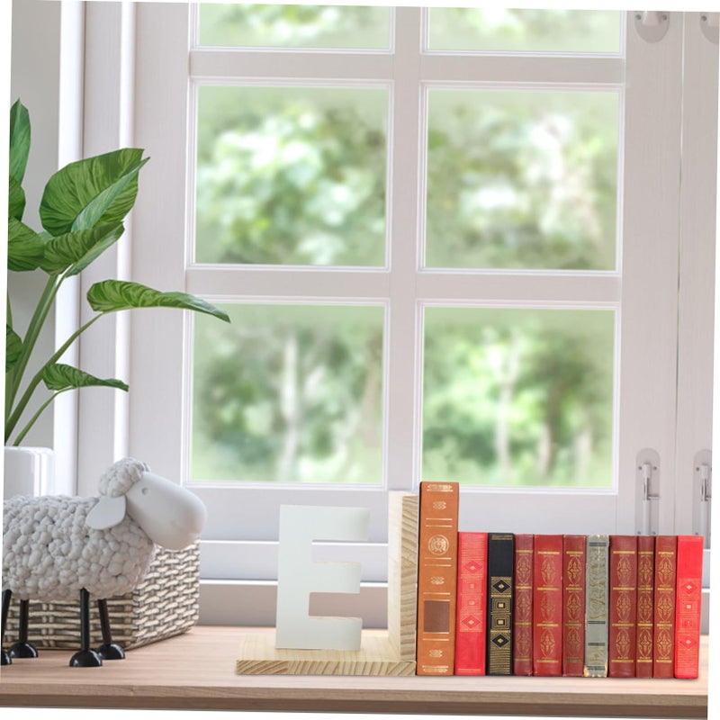 DOOTOOL Wooden Bookends Adjustable Desk Bookshelf Accessories - Image 4