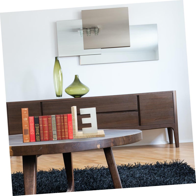 DOOTOOL Wooden Bookends Adjustable Desk Bookshelf Accessories - Image 5