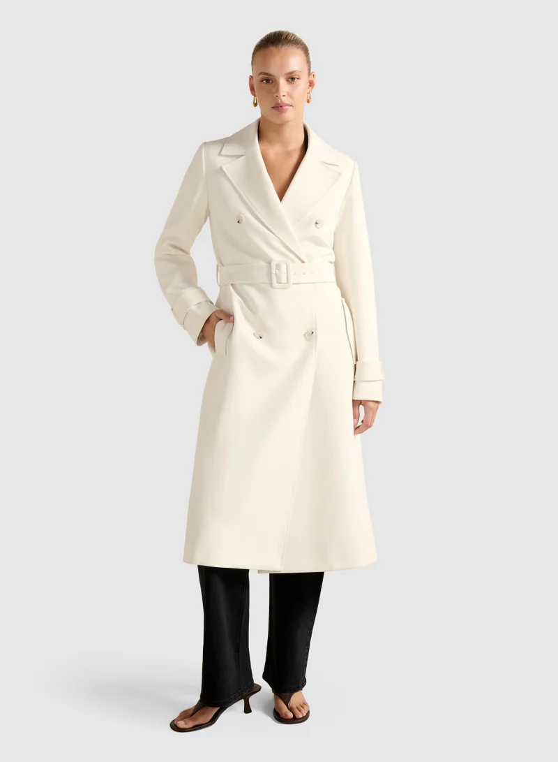 فورايفر نيو LYDIA Crepe Trench Coat