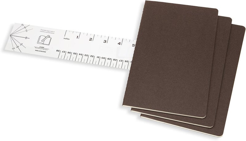 Coffee Brown Large Ruled Cahier Journal (set Of 3) - Image 3