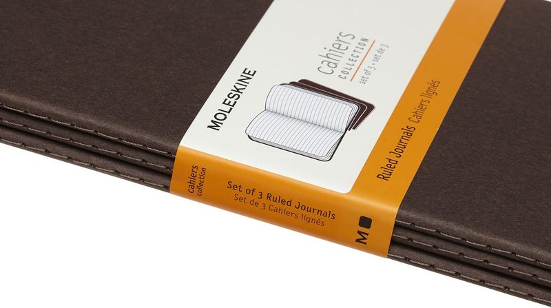 Coffee Brown Large Ruled Cahier Journal (set Of 3) - Image 5