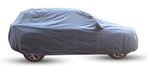 ULTRA SHIELD Storm Grey Series Water Resistant Car Body Cover for TATA NEXON with Mirror & Antenna Pockets | Triple Stitched, Elastic, Custom Fit, Heat Resistant, Anti-Dust, All-Weather Cover - Image 5