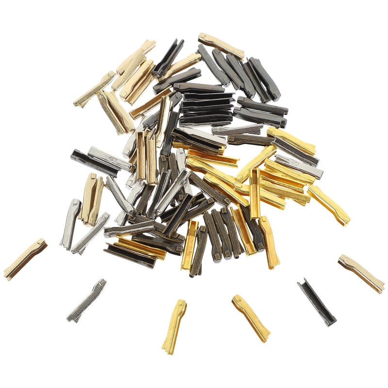 Zipper Repair Kit 50 Pairs Stops 5 Colors Universal Replacement for Jackets Backpacks Coats Sewing Craft - Image 2