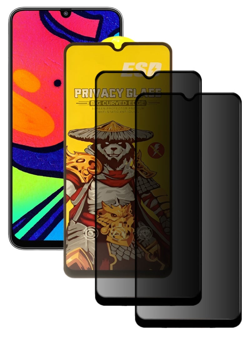 ESD 2 Pieces Tempered Dustproof Privacy Glass Screen Protector Compatible For Samsung Galaxy M21s - Image 1