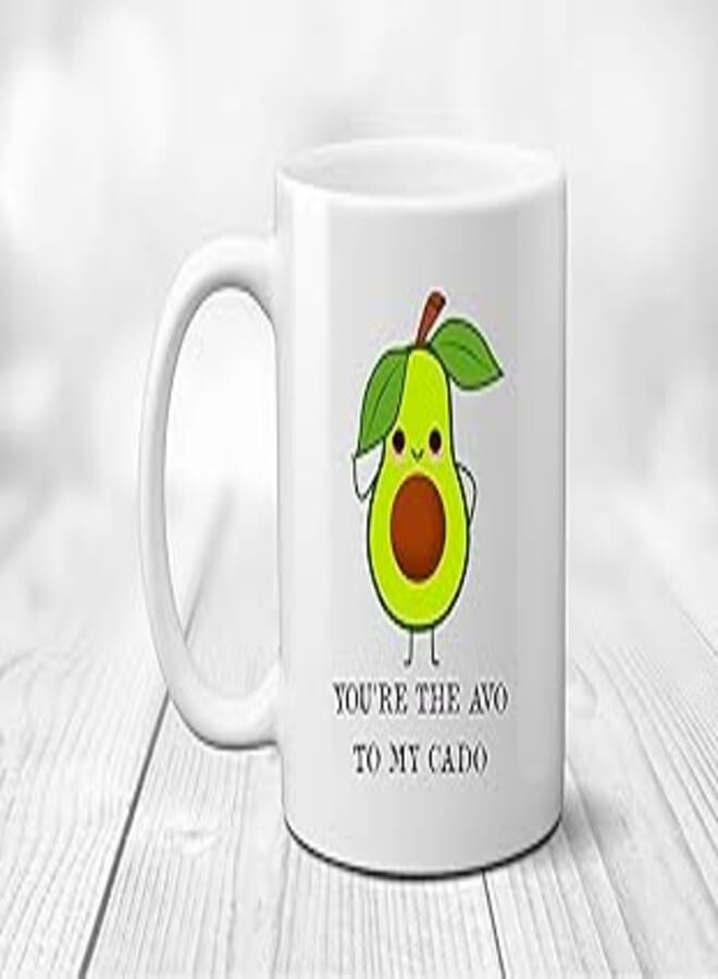 Mattanch Avocado Mug Avocado Gift Avocado Coffee Mug Gift for Best Friend Mug for Woman Her Holy Guacamole Mug Fruit Coffee Cups Vegetable Mug