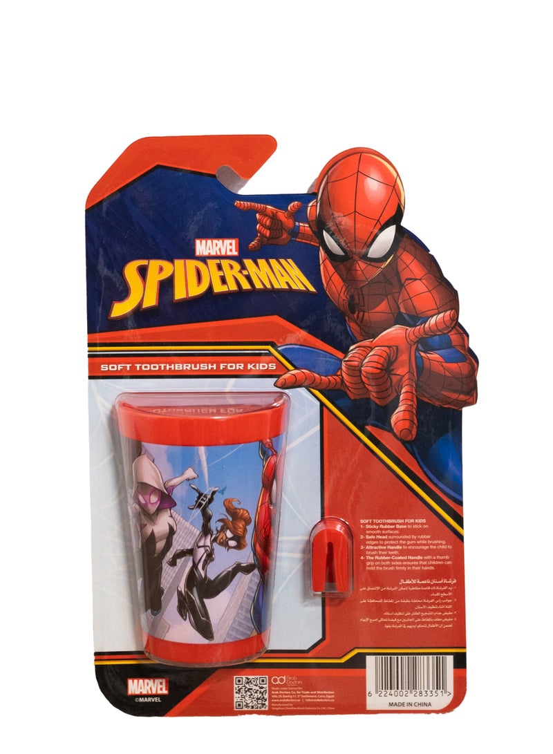 فاب لاب فرشاة أسنان FABLAB سبايدر مان مع كوب - Image 2