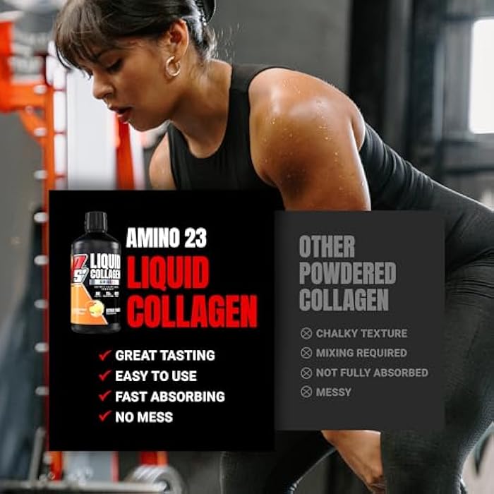 PROSUPPS Amino23 Liquid Collagen Shots, Citrus Punch - Collagen Peptide Post Workout Supplement Supports Healthy Aging, Joints, Skin & Hair - Gluten-Free & Zero Sugar - 16 Servings - Image 4