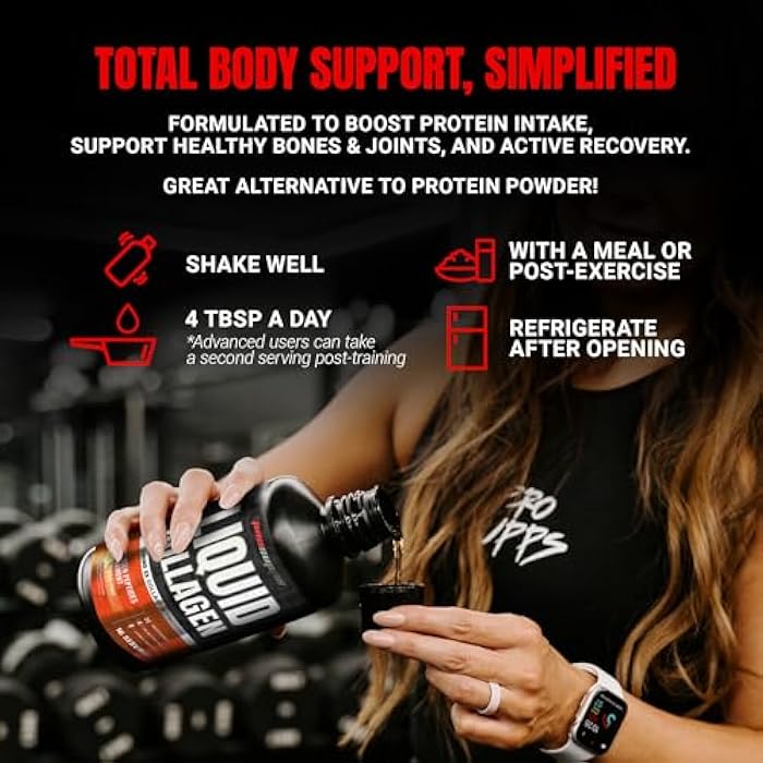 PROSUPPS Amino23 Liquid Collagen Shots, Citrus Punch - Collagen Peptide Post Workout Supplement Supports Healthy Aging, Joints, Skin & Hair - Gluten-Free & Zero Sugar - 16 Servings - Image 3