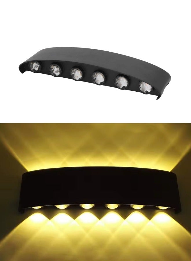 Target Modern 12W LED Wall Light Black - Image 1