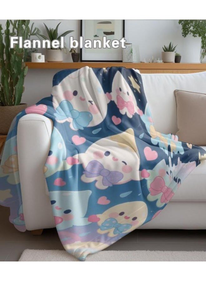 general Wisdom Fairy (latest) flannel thin blanket (warm and comfortable, suitable for sleep, game use, dust and sandproof) 150cm*200cm - 44 - Image 4