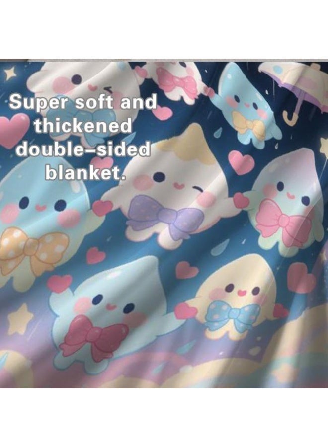 general Wisdom Fairy (latest) flannel thin blanket (warm and comfortable, suitable for sleep, game use, dust and sandproof) 150cm*200cm - 44 - Image 5
