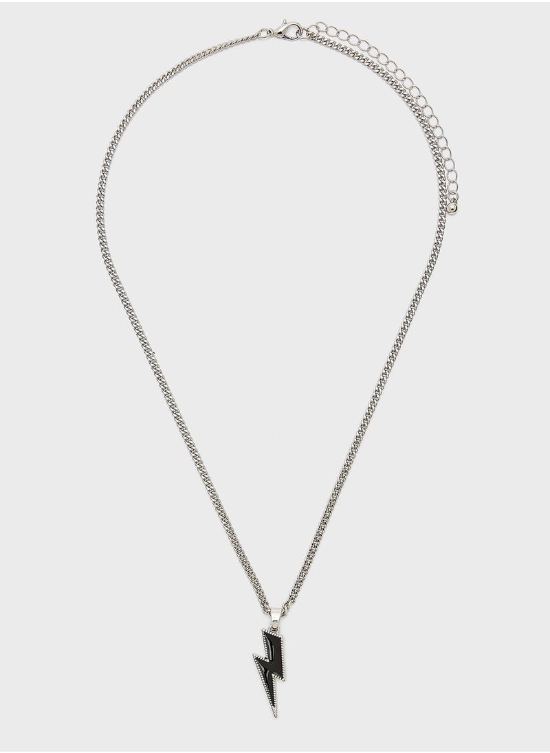 Seventy Five Lightning Bolt Pendant Necklace  - Image 1