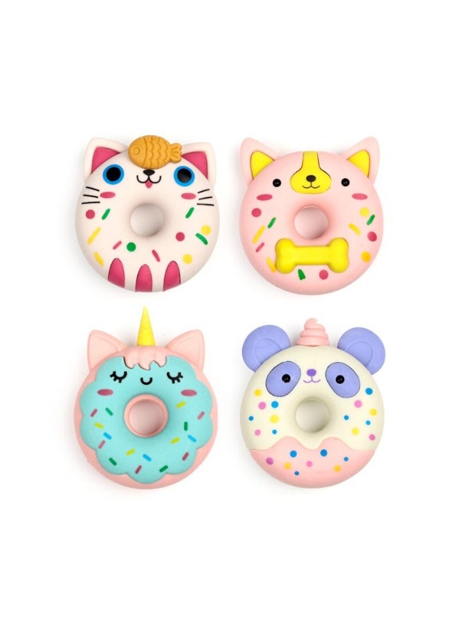 Puckator ممحاة دونات يونيكورن من باكيتور في علبة صغيرة، لوازم مدرسية ممتعة للأطفال، قطعة متنوعة 1 - Image 1