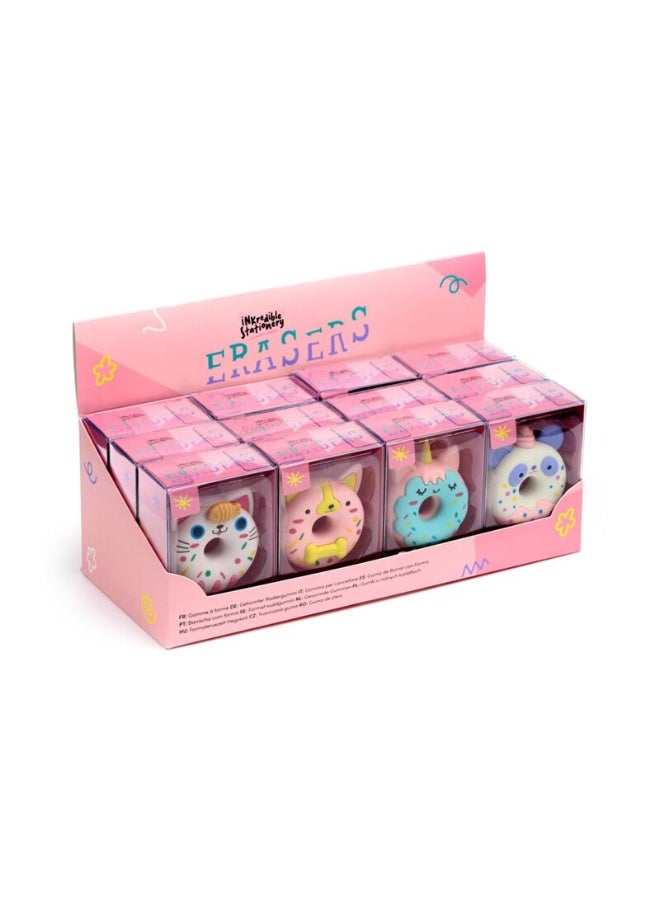 Puckator ممحاة دونات يونيكورن من باكيتور في علبة صغيرة، لوازم مدرسية ممتعة للأطفال، قطعة متنوعة 1 - Image 2