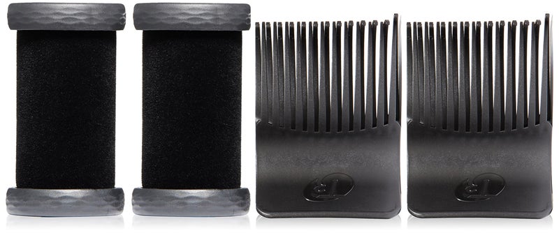 T3  Volumizing Hot Rollers LUXE 2 ct  Hair Curlers and Volumizers for All Hair Lengths  Pairs with T3 Volumizing Hot Rollers LUXE Set Black