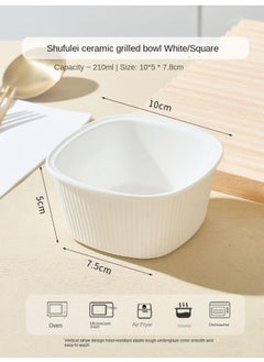 Bluejw Ramekins For Creme Brulee, Porcelain Ramekins Oven Safe, Classic Style Ramekins For Baking, Souffle Ramekins Bowls, Set Of 6  - Image 1