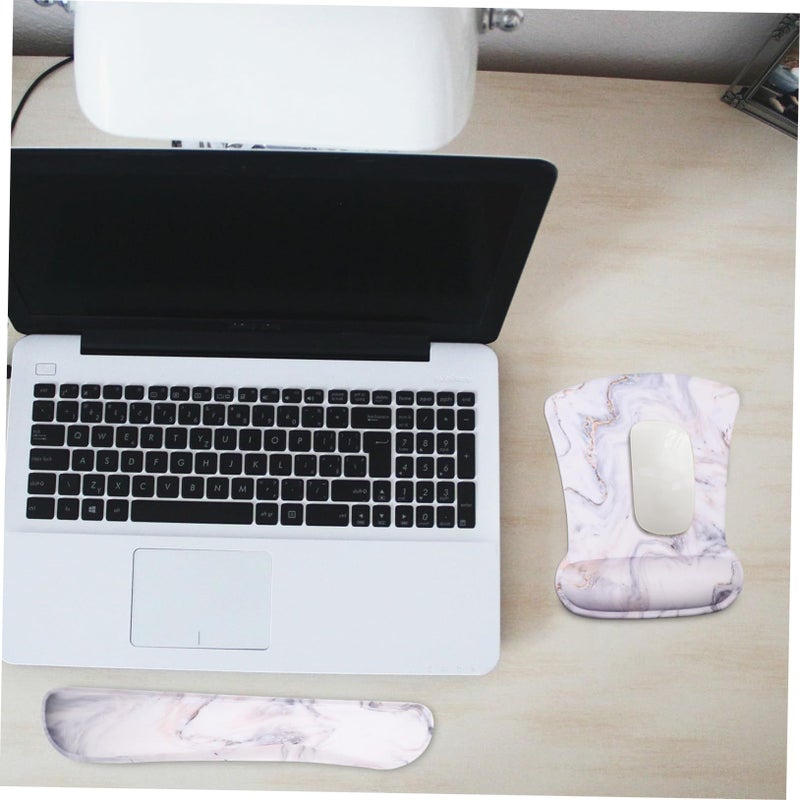 Ergonomic Mouse Pad with Wrist Support Keyboard Holder Non Slip Surface Comfort Rest - Image 5