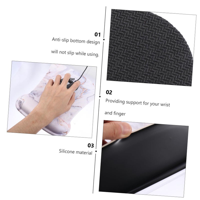 Ergonomic Mouse Pad with Wrist Support Keyboard Holder Non Slip Surface Comfort Rest - Image 2