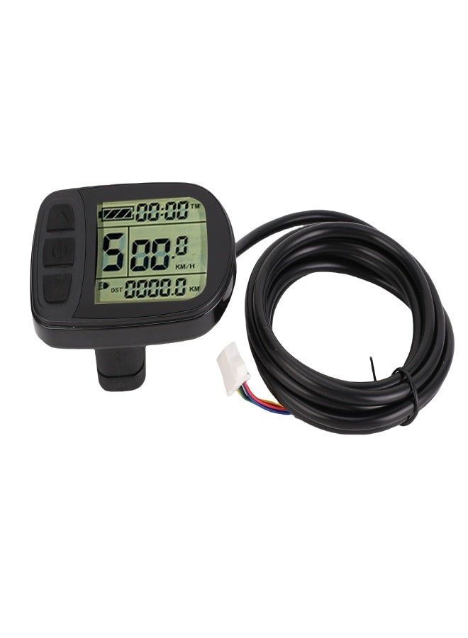 Electric Scooter LCD Display Meter SM Cable External Buttons Color Screen Electric LCD Control Panel - Image 1