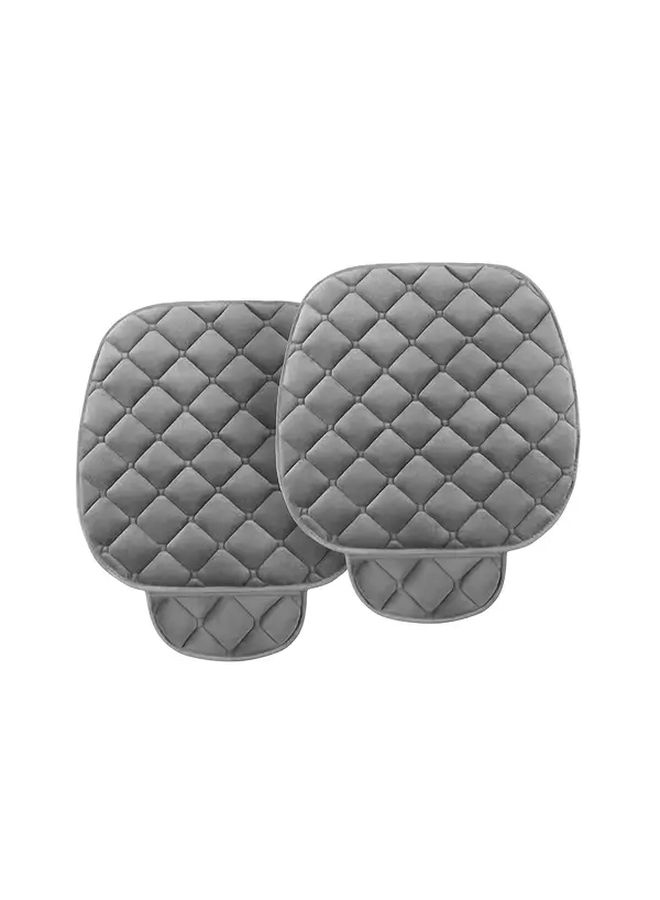 Black Universal Car Seat Cushion With Storage Pockets Removable Cover Medium Firmness - Image 5