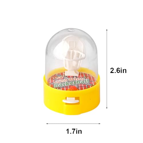 Estimable 24 Pack Mini Finger Basketball Shooting Game Basketball Party Supplies Favors Handheld Desktop Table Basketball Game Toys Fidget Game Birthday Party Decorations Supplies Random Color - Image 5
