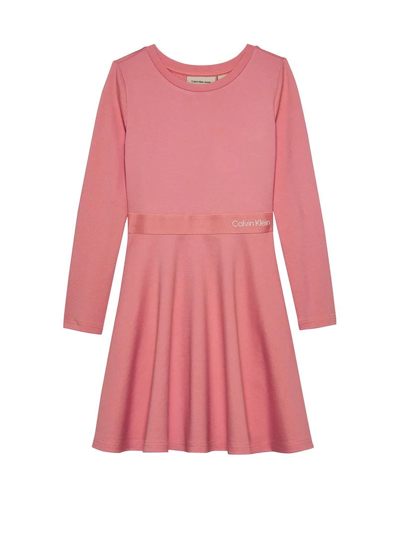 كالفن كلاين جينز Kids Logo Mini Shift Dress