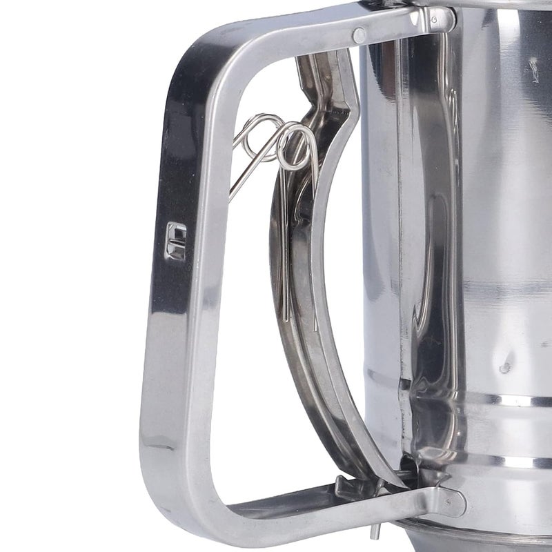 Perfect Pricee Flour Sifter Hand Squeeze Fine Mesh Flour Sifter Stainless Steel Baking Sieve Cup for Powdered Sugar for Home Bakery Pack 1 - Image 4