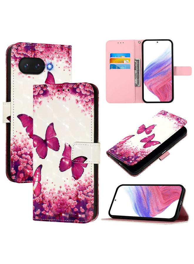 S-TOP Case For Google Pixel 9a 3D Painting Horizontal Flip Leather Phone Case - Image 1